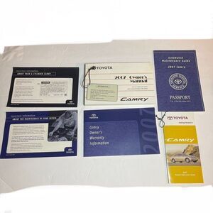 2007 Toyota Camry Owner’s Manual with Full Paperwork Maintenance Guide Reference